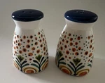 Polmedia Spring Flowers Salt Pepper Shaker Polish Pottery Stoneware Multi-color. Fixed Price $13.99.