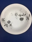 Noritake Rosamor 5851S Gray Roses Round Dessert Bowl 5-5/8 Wide 1-1/4 Deep. Fixed Price $18.74.