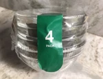 Set Of 4 Small Mini Round Glass Bowls For Dips Salsa Sauce Baking Prep 3.5" Wide. Fixed Price $13.98.