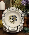 4 Vtg 70 Mikasa Provencal Dutch Treat Rimmed Soup Pasta Bowls Cottage Euc. Fixed Price $34.00.