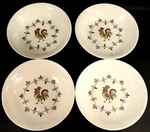 Www Or Golden Rooster Soup Bowls * Set Of Excellent Cond. 5 3/4" Japan. Fixed Price $29.95.