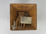 Pampered Chef Large Bamboo Square Bowl 11" - Model #2254 New Open Box W/ Tongs. Fixed Price $29.95.