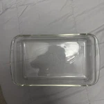 Vintage Pyrex 231 E-8 Clear Glass 10 6 1-3/4 Oven Baking Dish Chipped #A14. Fixed Price $20.00.