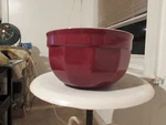 Large Fluted Red Emile Henry Bowl. Fixed Price $64.50.