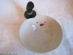Grasslands Road Snowman Dip Bowl W/ Hat Spreader Nwt. Fixed Price $24.91.