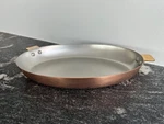 Mauviel Art Dec Copper & Stainless Steel Oval Pan, Brass Handles 12-IN. Fixed Price $179.95.