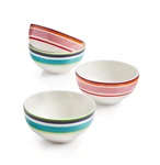 Kate Spade New York Wickford Cafe Stripe Piece Dessert Bowl, 4.25". Fixed Price $29.99.