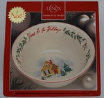 Lenox American By Design Holiday & Illustrations 8" Bowl Home For The. Fixed Price $26.99.