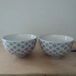 Bloomingville Elsa Star Pattern Bowls Set Of 2 Small Dessert Ice Cream. Fixed Price $11.50.