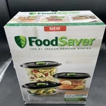 Foodsaver Preserve & Marinate Set Of 3: 3, 5, 8-CUP Vacuum Container With Lid. Fixed Price $49.97.