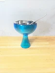 Alessi Big Love Ice Cream Bowl Blue With Spoon. Fixed Price $45.00.