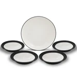 Noritake Colorwave Rim 5 Piece Pasta Set, Black. Fixed Price $75.00.