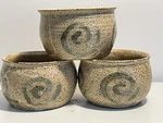 Hands In Clay By Lea Art Pottery Soup Bowls Set Of 3. Fixed Price $35.95.