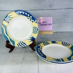 Mikasa Intaglio Verve CAC97 John Bergen Oven Safe Stoneware Salad Plate Set Of 3. Fixed Price $24.64.