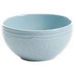 (6) Gibson Elite Blue 1/4" Alemany Soup Cereal - Set Of Bowls. Fixed Price $40.00.