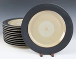 Vintage Mikasa Set Of 12 Constellation Jupiter Stoneware Dinner Plates Retro Mcm. Fixed Price $240.28.