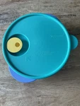 Tupperware Theee Compartment Food Storage Container 3859A-4 Venting Button Lid. Fixed Price $12.90.