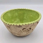 Mid Century Signed Studio Pottery Bowl Shell Seahorse Imprint Design Nautical. Fixed Price $39.95.