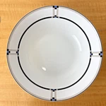 Studio Nova Exhibition 9.5" Round Vegetable Serving Bowl Art Deco Geometric. Fixed Price $18.75.
