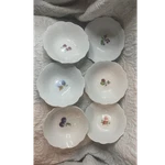 Bia Cordon Bleu Porcelain Fruit Dessert Bowls, Set Of 6 Vintage Grandmacore. Fixed Price $18.95.
