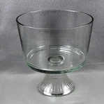 Anchor Hocking 3-QUART Glass Trifle Bowl Monaco Footed Clear Contemporary Modern. Fixed Price $22.95.