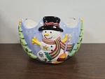 Sango Christmas Centerpiece Bowl Sue Zipkin Sweet Shoppe 8.5 Holiday. Fixed Price $11.99.
