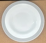 Concord Square Set Of 4 Pasta Soup Bowls 9 7/8" Kate Spade Lenox Black Stripes. Fixed Price $49.99.