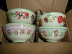Pioneer Woman Ceramic Dipping Bowl Set, Four-piece New. Fixed Price $21.95.