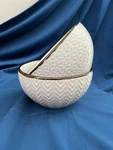 Set Of 2 Members Mark Cereal/soup Bowls Different Patterns W/ Gold Trim. Fixed Price $29.00.