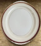 Homer Laughlin Eggshell Nautilus Cardinal Platter 15" Oval Serving Plate Vintage. Fixed Price $85.00.