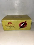 Boston Warehouse Ladybug Dip Bowl & Spreader 3PC Set. Fixed Price $12.34.