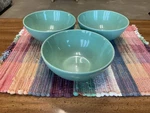 Ikea Fargrik Green 15199 Light Coupe Cereal Bowls Lot Of 3. Fixed Price $20.24.