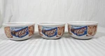 Set Of Hershey's Syrup Houston Harvest Stoneware Ice-cream Cereal Bowls #31719. Fixed Price $18.00.