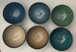 Mikasa Sapphire Stoneware Bowls Set Of 6. Fixed Price $40.00.