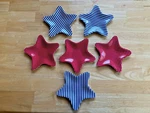 Patriotic Star Shaped Melamine Salad/snack/dessert Plates Set Of 6 New. Fixed Price $15.95.