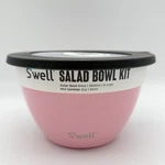 Swell Salad Bowl Kit 64OZ Peony Pink Stainless Steel Leakproof New. Fixed Price $34.95.