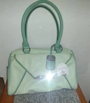 Jessica Simpson Satchel Purse - Medium Hand Bag #js 6871. Sea Green, Mint. New.. Fixed Price $35.00.