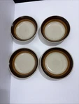 Vtg Imperial Dalton Stoneware Mocha P9851 Set Of Cereal Bowls 6 3/4. Fixed Price $52.00.