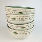 Set Of 4 Pfaltzgraff Perennials Flower Garden Soup Cereal Bowls 5 1/2. Fixed Price $18.00.
