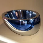 Philippi Scoop Snack/candy Serving Bowl 6"X3.5 Stainless Asymmetrical Silver. Fixed Price $35.00.