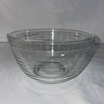Libbey Ribbed Clear Glass Bowl Hoops 1 Qt Mixing. Fixed Price $24.99.