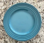 Creuset Caribbean Turquoise Blue 12 Dinner Plate Excellent Htf Euc!. Fixed Price $27.00.
