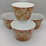 222 Fifth Lyria Saffron Smooth Edge Appetizer Dessert Bowls 4.5" Set Of. Fixed Price $42.44.