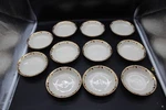 Lenox Essex Maroon Fruit Dessert Bowl 303093 Set Of 11 5.25". Fixed Price $69.99.