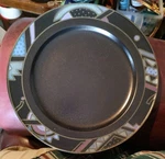 Rare Vintage Mikasa Intaglio "midnight Odyssey" Stoneware 11" Dinner Plate. Fixed Price $33.00.