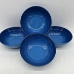 Creuset Marseille Blue Stoneware Cereal Soup Bowl Of 4 6.25 Versailles. Fixed Price $39.00.