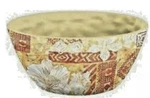 Margaritaville Hibiscus Geometric Melamine Yellow Cereal/snack Bowl Nwt. Fixed Price $14.50.