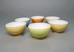 Laurie Gates Capri Solid Cereal Bowls Set Of Six 4" Tall 6.25" Diameter Mint. Fixed Price $49.50.