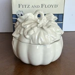Fitz & Floyd Bristol Lidded Soup Bowl White Flowers 684 Original Box 2014. Fixed Price $54.50.