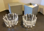 Lot 2 Orrefors Sweden Crystal Fleur Gallery '90 Candy Bowl J. Johansson 4514/11. Fixed Price $52.95.